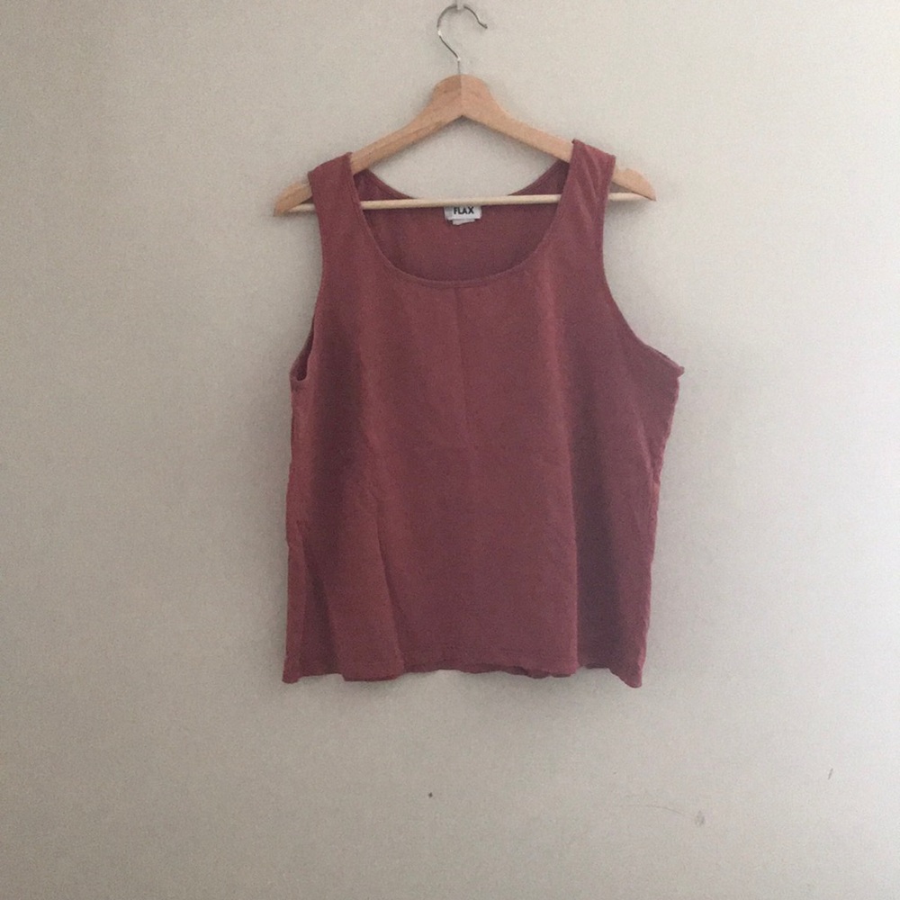Flax made in USA tank top